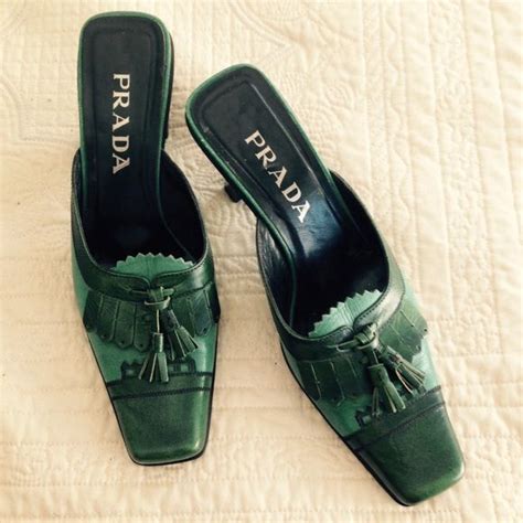 prada flat mules|vintage prada mules.